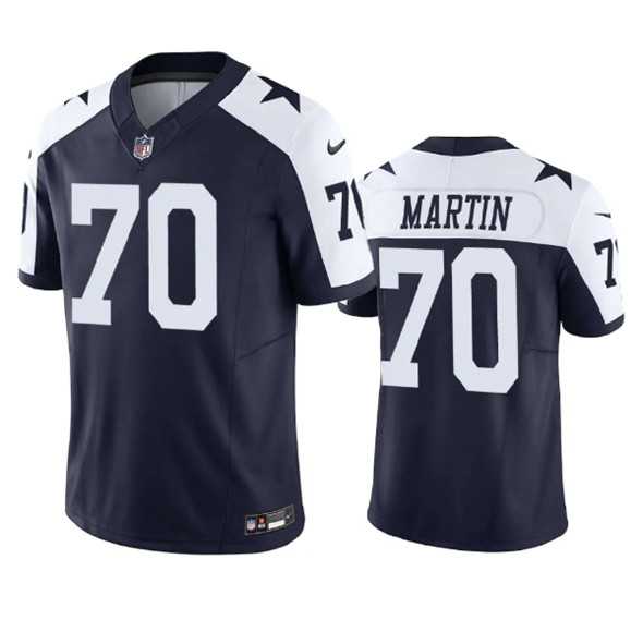 Men & Women & Youth Dallas Cowboys #70 Zack Martin Navy 2023 F.U.S.E. Vapor Limited Stitched Football Jersey